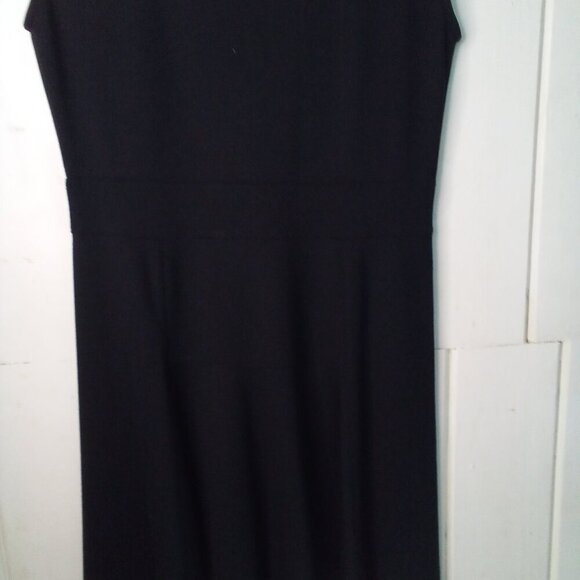 Lands' End Dress Women S 6-8 Sleeveless Classic Heritage Black - Picture 7 of 16